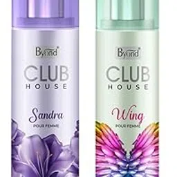 Byond Club House Pour Femme Perfume Body Spray, Long Lasting Perfume for Women 24 Hour 120 ml (Wing & Sandra)-picture-30