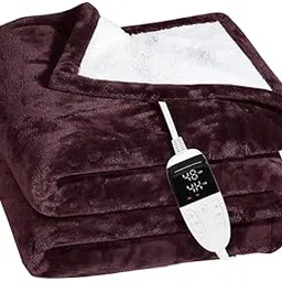 Exclusivo Mezcla Premium Fur Fleece Blanket for Double Bed– Ultra Soft & Warm Winter Throw - Brown-picture-10