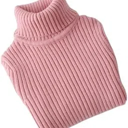 Kids,Highneck Sweater,FULLSLEEVES Multicolour Sweaters for Kids,Combo Sweaters Winter Sweaters Full Comfortablehigh Neck - 4-5 yrs-Pink/Red-picture-16