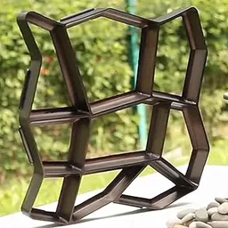 LOMESH Plastic Path Walk Maker Mold Manually Paving Cement Concrete Brick Molds Resin Stone Road caminos hormigon Tools Garden Lawn Path-Mate Maker Reusable Lawn Concrete Paving Garden Walkway Mould-image-7