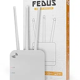 FEDUS 4G Mobile Sim Router with 5dbi Triple Antenna, 150 Mbps Speed Plug and Play Unlocked Wi-Fi Router with SIM Card Slot No Configuration Required Support All 4G Sim Card, NVR, DVR, WiFi Camera-picture-11