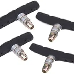 Bicycle Brake Shoes Set, V-Brake Compatible, 4 Pieces, Black Brake Pads Set – 4 Pieces | V-Brake Compatible | Durable, Non-Slip Rubber for Smooth Stopping Cycle Brake Shoes Set-picture-45