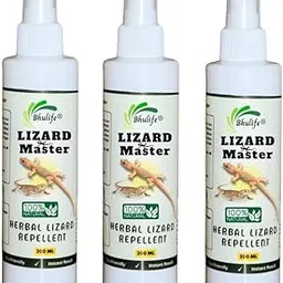 Bhulife Natural Lizard Repellent Spray for Home | Completely Herbal Natural Oil Based 200MLx3-picture-21