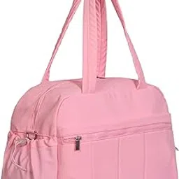 pragduct Large Gym Duffle Bag, Pink Travel Tote with Shoulder Strap, Sports and Overnight Bag, Pink, X-large, Casual-picture-18