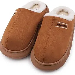 vritraz Men’s Winter Indoor House Slippers | Warm Plush Comfort | Anti-Slip Rubber Sole for Home & Office-picture-17