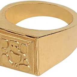 divine hindu Premium Gold Plated Ganesha Ring | Spiritual Jewellery | Jewellery for Men-picture-40