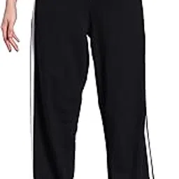 dogman Women Stylish Pure Cotton Terry Striped Jogger with Two Side Pockets-picture-11