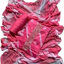 पंछी Stylish Women's Printed Salwar Suit Dress Material, Traditional Indian Ethnic Wear (Free Size)-picture-14