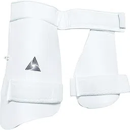 CONSTANT Player Edition Cricket Combo Thigh Pads (PU Leather) (White, Mens, Left Handed)-picture-10