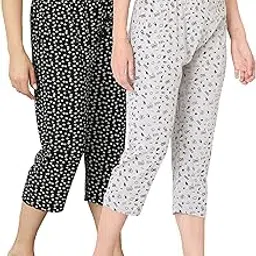 ddaspration Women Cotton Printed Capri Combo-picture-16