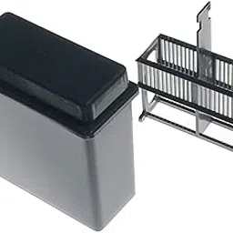 MUHWA 24 Places Microscope Slides Staining Rack and Jar, Gray-picture-52