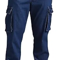 inkd Men's Regular Fit Joggers - Mid -Rise | Cotton Blend | Stretchable Fabric| Elasticated Waistband | Jeans for Men-picture-13