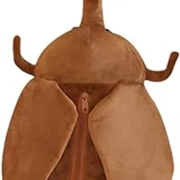 saz dekor Backpack Fun Fashion Unique Novelty Animal Bag for Girls Women Children dark brown-picture-24