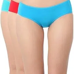 SunFlux® Women Stretty Cotton Medium Coverage Midi Brief - Pack of 3-image-61