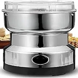 Stainless Steel Multifunctional Electric Grinder & Coffee Maker - Mini Spice, Coffee, and Masala Grinder for Beans, Nuts, and Grains - Household Mixer Grinder (Multi)-picture-21