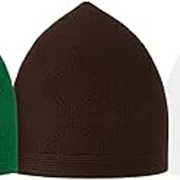 The Miya Store Turkish Taqiyah Sufi Knitting Cap – Cotton Muslim Prayer Topi for Men, Islamic Namaz Kufi Koofi Takke, Lightweight & Breathable - Pack of 3-picture-58