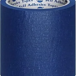 VCR Blue Masking Tape - 20 Meters in Length 144mm / 6" Width - 1 Roll Per Pack - Easy Tear Tape, Best for Carpenter, Labelling, Painting and leaves no residue after a peel.-picture-14