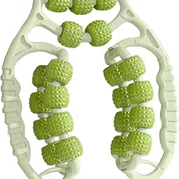 Enakshi® Massage Roller 21 Wheels Versatile Workout Muscle Roller for Thighs Men Calf Green|Sporting Goods | Fitness Running & Yoga | Fitness Equipment & Gear | Foam Rollers-picture-13