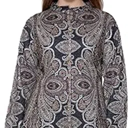aarbee Floral Design Printed Winter Kurta & Plazzo 2 Piece Co ord Set for Women-picture-43