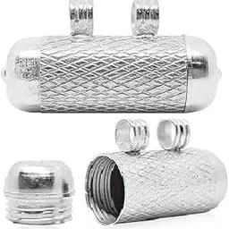 zegel Magik Silver Plated Openable Taveez Lucky Charm Thread Pendant Necklace for Men and Women (pack of 2)-picture-27