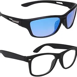 elligator Driving Sport Retro Square Blue and Stylish Sunglass for Men & Women | Full-Rim Cover Eyewear for Driving, Cycling, Sports,Cricket | Lightweight Flexible for All-Day Comfort AR.N-55-picture-24