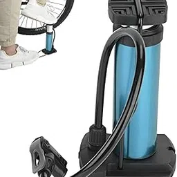 Breewell Aluminum Alloy Portable Floor Foot Activated Bicycle Air Pump | Multi Color-picture-18