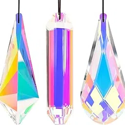 Rainbow Glass Prism Sun Catcher Decor for Home Garden image 1