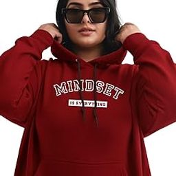 Fflirtygo Womens Fleece Sweatshirt Hoodie Turquoise Color What Goes Around Comes Around Printed-picture-18
