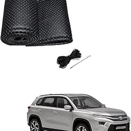 Auto Addict Leatherite Stiched Steering Cover Black for Toyota Urban Cruiser HYRYDER-picture-22