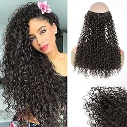 Wizme Clip In Natural Synthetic Hair Extension And Wig For Women And Girls Increase Length And Like Real Hairs (Kniky Curly Extension Brown)-picture-40