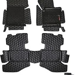 Amazon Basics 8D Premium Car Floor Mats for Mahindra Thar 3 Door (All Variants | MT/at | 2024 & Older) | Custom Fit | Waterproof-image-15