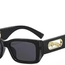 zeitex MC STAN Style | Stylish Trendy Rectangle Sunglasses for Women & Men Vintage 90's Square pack of 1-picture-56