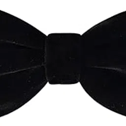 kingson Men's Regular Shape Velvet Bow Tie in Color-picture-27