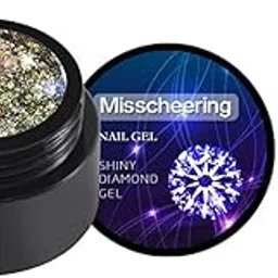 Misscheering UV Shiny Glitter Diamond Nail Gel Polish 5ml (A007)-image-17