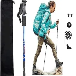 DOZERA Trekking and Hiking Sticks Poles, Collapsible, Lightweight, Shock Absorbing, Adjustable Aluminum for Mountaining and Travel Poles for Men and Women-picture-12