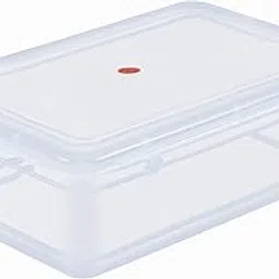 SHOPATHON INDIA IN44 Clear Plastic Storage Box Organizer Rectangle Medium Size Container With Lid And Lock Combo 4 Same Size- 11x16x4 cm-picture-16