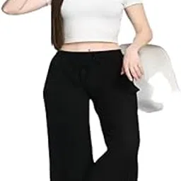 galsmaky Women's and Girls Cotton Blend Relaxed Fit Palazzo Pants-picture-33