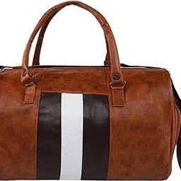 smily kiddos Mike Bags 30 L Duffle Bag with Shoe Compartment - Tan |Premium Travel & Gym Duffle Bag | Stylish & Durable Cabin Luggage |Dimensions: 46 X 26 X 25 cm-picture-33