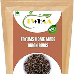 TWFAA Fryums Home made Onion rings/Onion Rings Fryums Chips | Grade A Quality | Onion Rings Ready-to-Fry | Onion Ring Papads | (1 kg)-picture-17