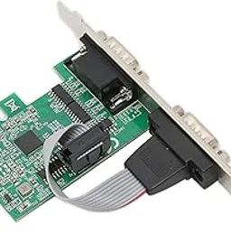 BAZPUR MART® PCIE 2 Port Serial Expansion Card, PCIE Serial Card 2xRS232 Serial Port Minus40 to 85℃ for Linux for-picture-12