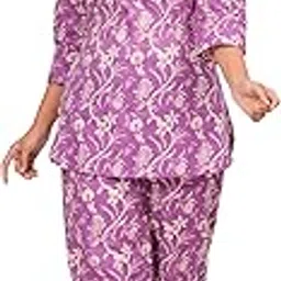 meera fab Women's Cotton Relaxed Fit Fit and Flare Suit-picture-18