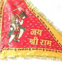Hanuman Jee Flag Religious Jhanda Patka-picture-12