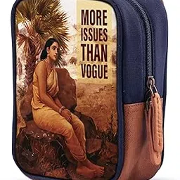 living waters creative studio Crossbody Sling Bag with Art Print Canvas for Women & Men, Water Resistant Travel Messenger Shoulder Bag with Detachable Strap, Zipper, Magnetic Pocket for Daily Use-picture-45