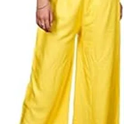 synk PinkCity Style Womens Girls Solid Plazzo Pant (White 32,Size XXS)-picture-40