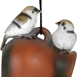 TheDecor24 Garden Decoration Items for Balcony Outdoor Lounge Figurines Statue Garden Decoration THEDECOR_Parent (Hanging Birds)-picture-30