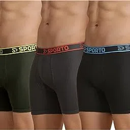 macho sporto Men's Neo Cotton Parka Solid Trunk Pack of 3 (Colour May Vary)-picture-23