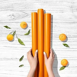 ArtzFolio Oranges Family Dark Orange Colour | Art & Craft Gift Wrapping Paper Sheet | Plain & Smooth Effect | 19 x 13 inch (48 x 33 cms); Set of 10 Sheets-image-57