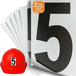 iSYFIX Black Vinyl Numbers 5 (Five) Stickers - 6 Pack 2 inch - Premium Decal, White Background & Pre-Spaced for Mailbox, Signs, Window, Door, Cars, Trucks, Home, Business, Address, Indoor & Outdoor-picture-26