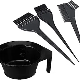 KNAFS COLLECTIONS® 4 pcs 4pcs Hair Dye Applicator Color Dye Bowl Comb Brushes Set.Coloring Dye Bowl Tool Kit for Hair Dyeing-picture-50