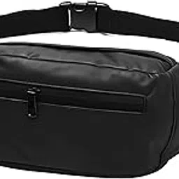 MCAM Premium Black Crossbody Sling Bag | Unisex Travel Waist Pack with Adjustable Strap-picture-32